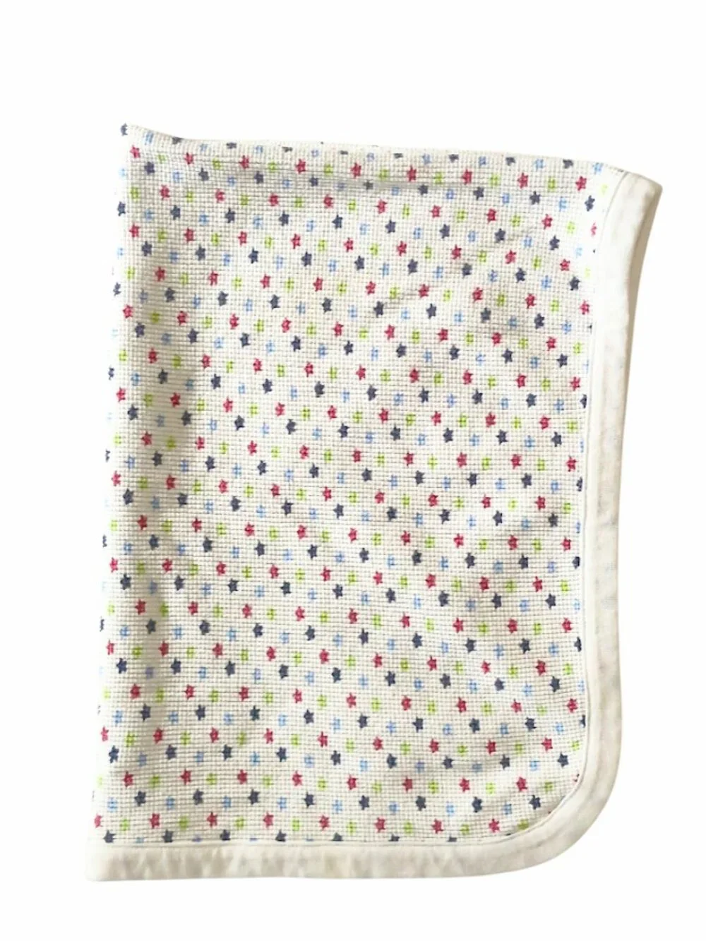 Garanimals Multi Color Stars Thermal Waffle Weave Lovey Security Blanket 21